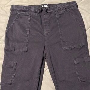 Maurices Black Cargo Pants with Sturdy Fabric